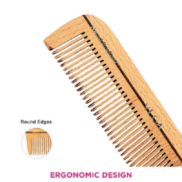 Vega Premium Wooden Comb (Hmwc-03)-4
