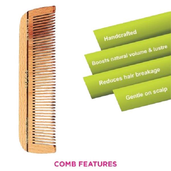 Vega Premium Wooden Comb (Hmwc-03)-6