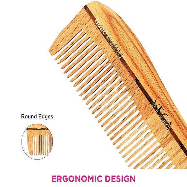 Vega Premium Wooden Styling Comb (Hmwc-01)-5