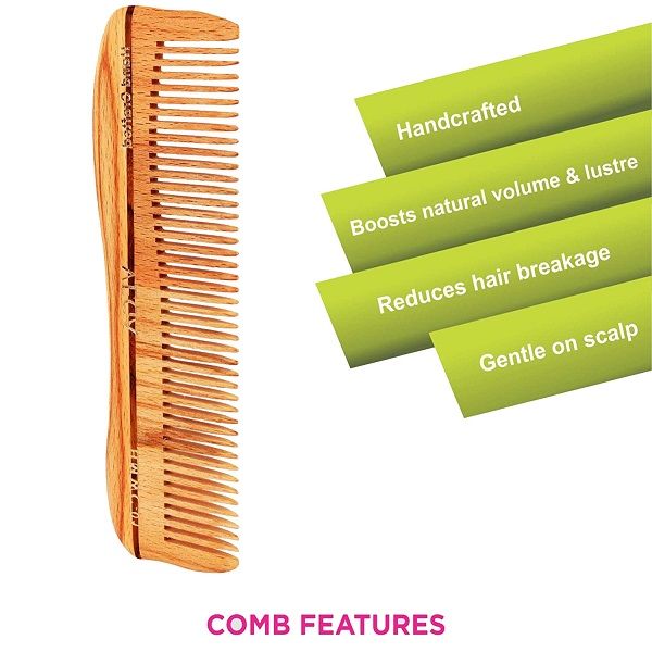 Vega Premium Wooden Styling Comb (Hmwc-01)-6