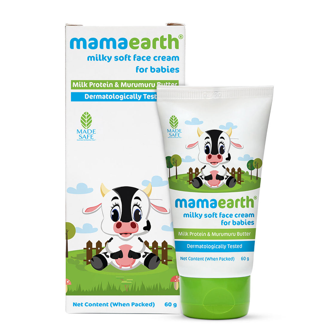 Mamaearth Milky Soft Face Cream For Babies With Milk Protein Murumuru Butter-7