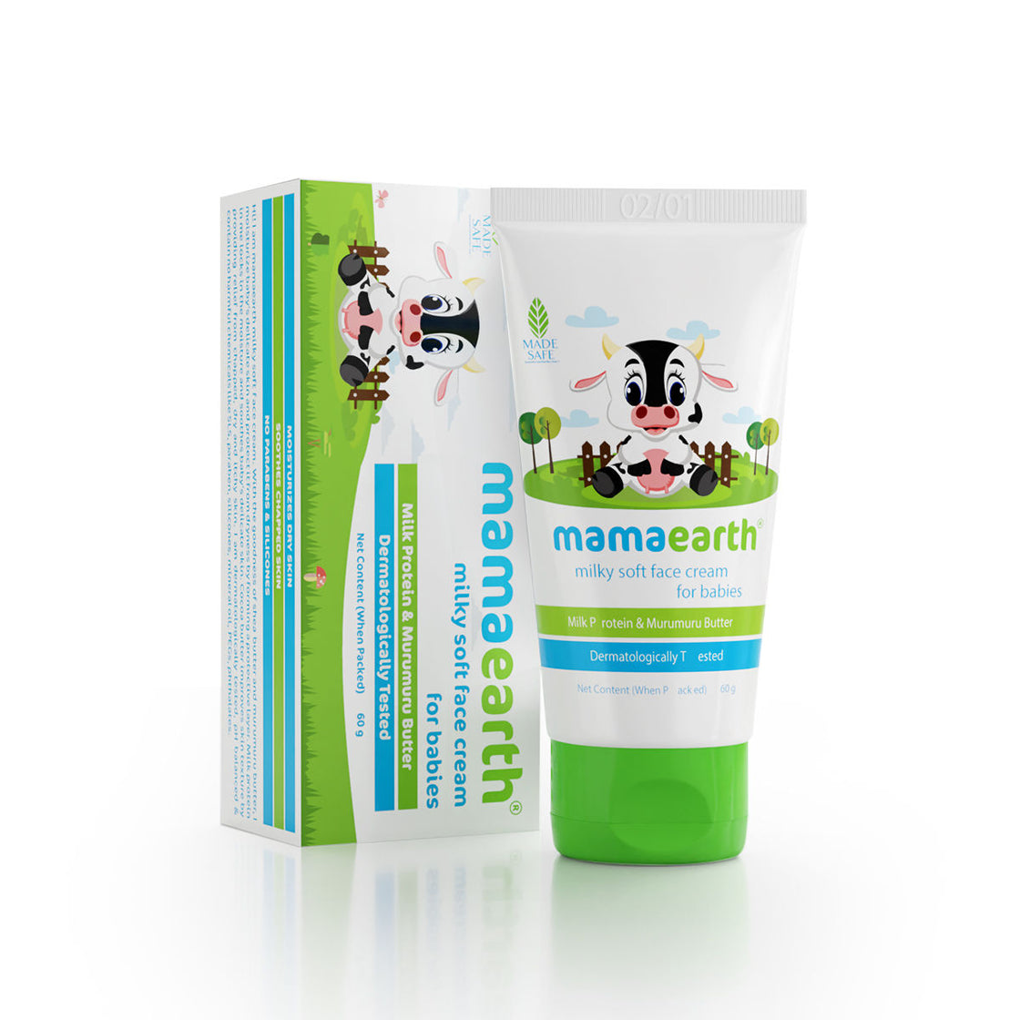 Mamaearth Milky Soft Face Cream For Babies With Milk Protein Murumuru Butter-9
