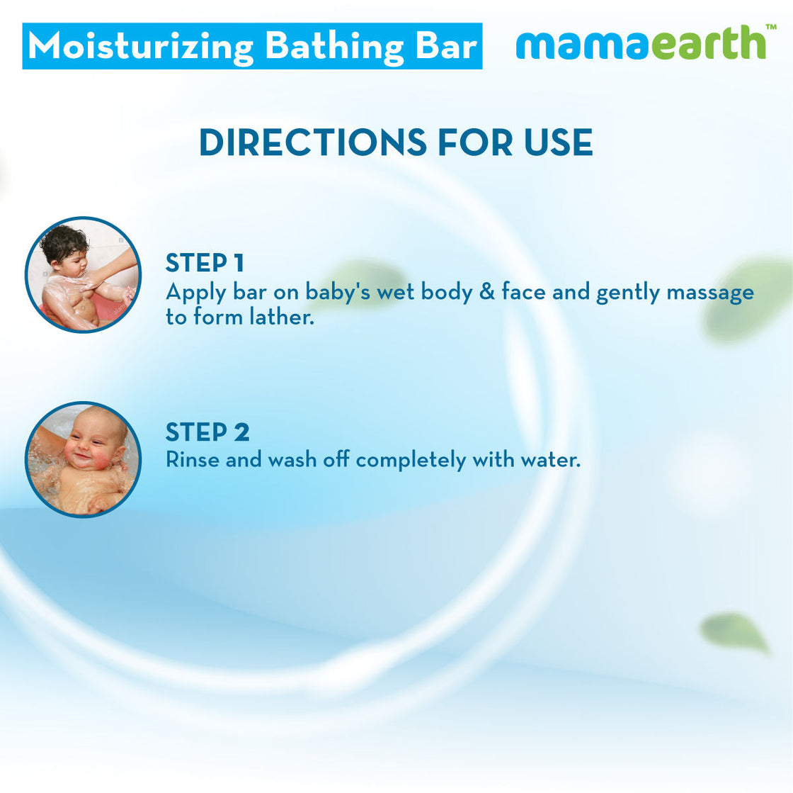 Mamaearth Moisturizing Baby Bathing Soap Bar (Value Pack 75Gm X 2)-6