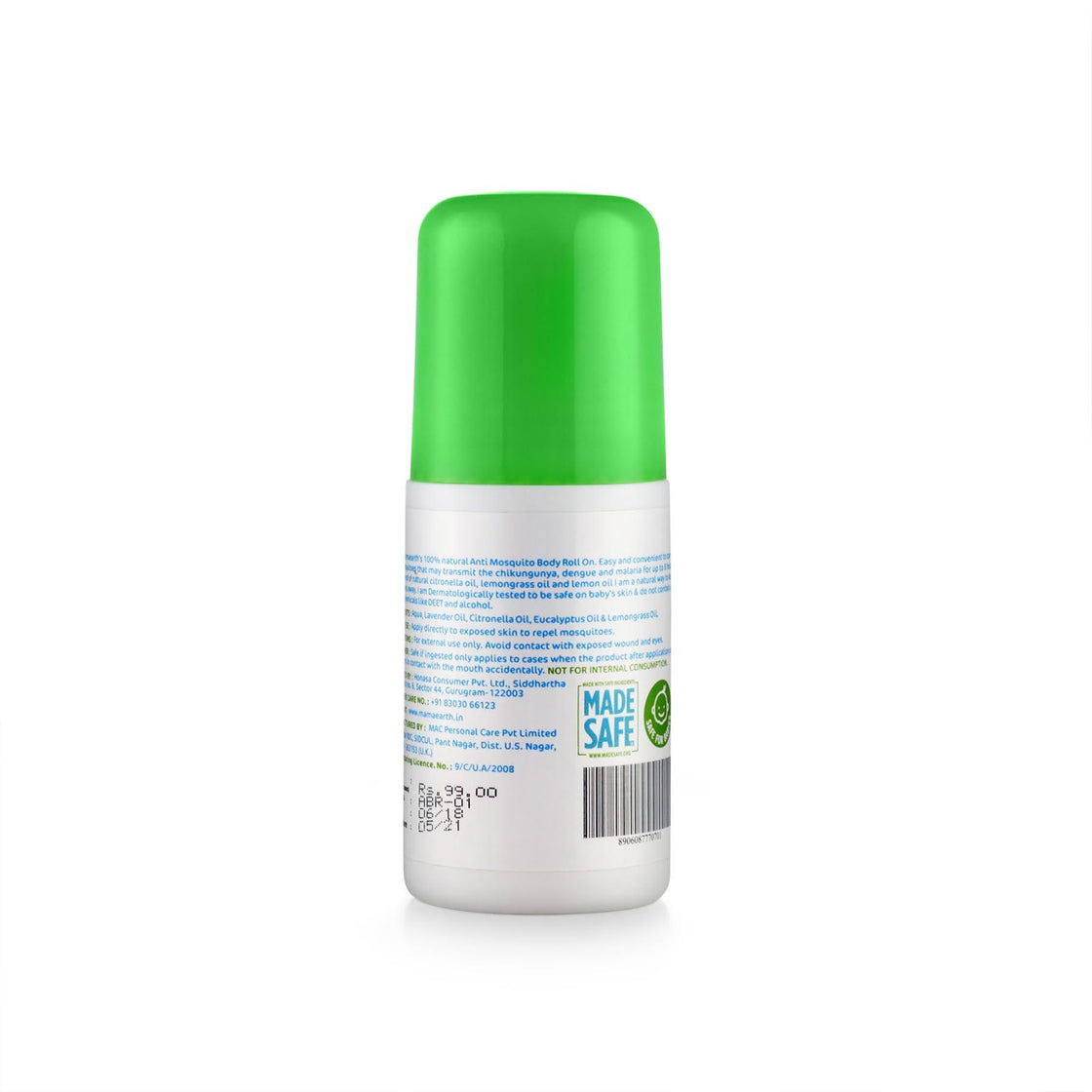 Mamaearth Natural Anti Mosquito Body Roll On