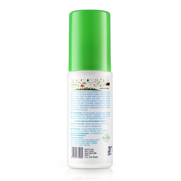 Mamaearth Natural Mosquito Repellent With Citronella & Lemongrass Oil-5