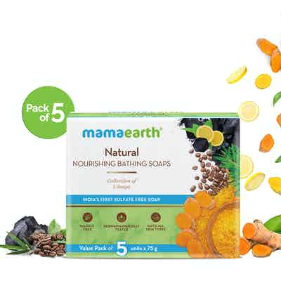 Mamaearth Natural Nourishing Bathing Soaps