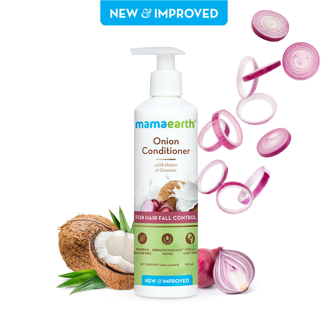 Mamaearth Onion Conditioner With Onion & Coconut For Hair Fall Control
