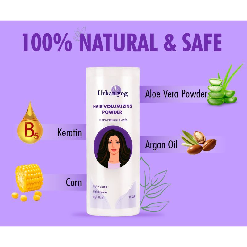 Urban Yog Hair Volumizing Powder For Women 100% Natural & Safe