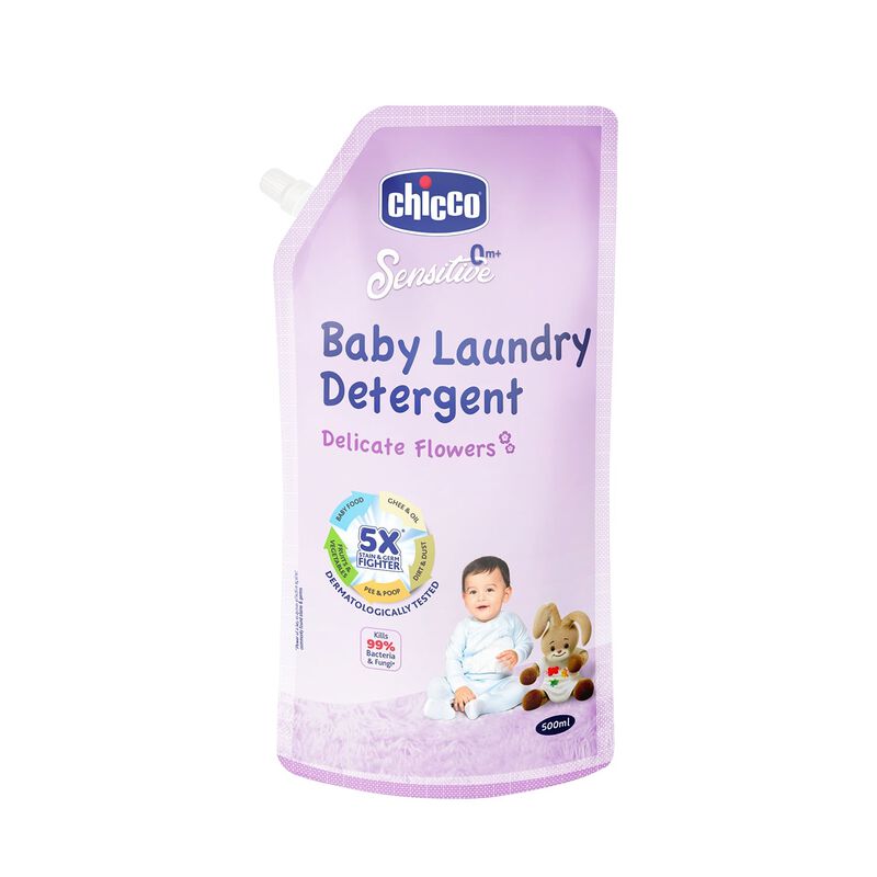 Chicco Baby Laundry Detergent (Delicate Flowers) (500ml)