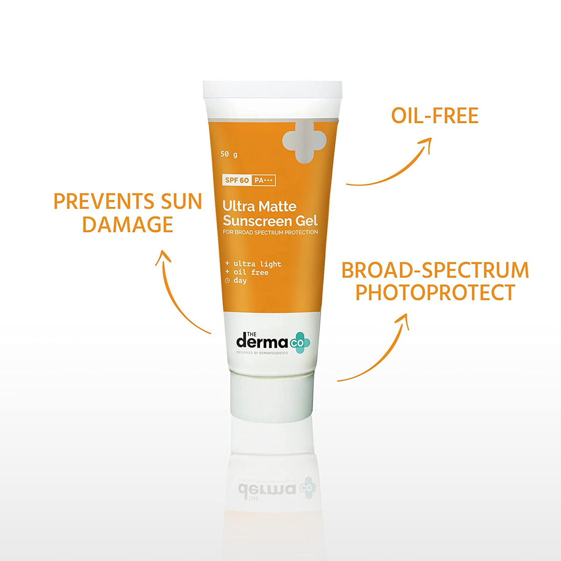 The Derma Co. Ultra Matte Sunscreen Gel With Spf 60 Pa+++ (50G)