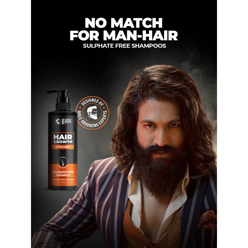 Beardo Hair Growth Vitalizer Shampoo for Men (200ml)