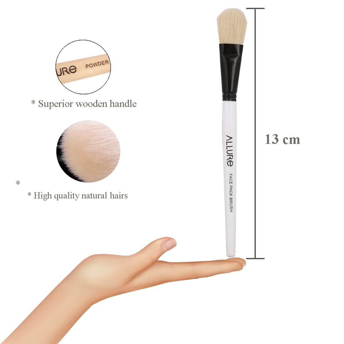 Allure Classic Face Pack Brush-3