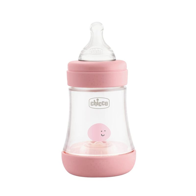Chicco Perfect5 Feeding Bottle (150ml, Slow) (Pink)