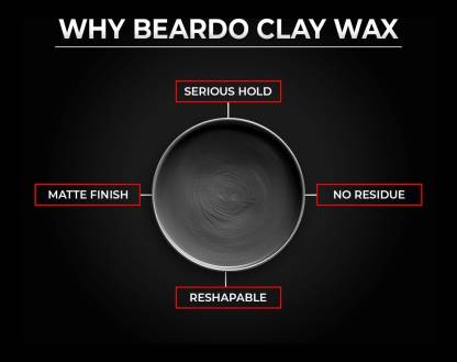 BEARDO Hair CLAY Wax for Men, 75 gm