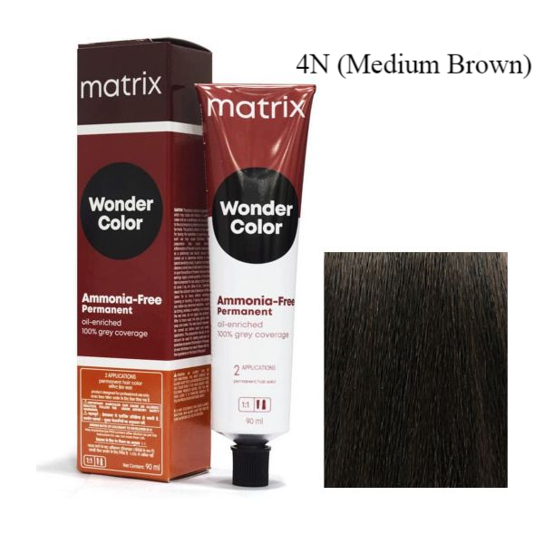 Matrix Wonder Color Ammonia Free 4N (Medium Brown)