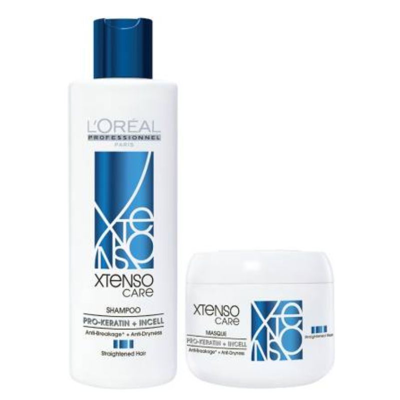 Loreal Professional Xtenso Care Shampoo 250 ml + Masque 196g Combo Pack of 2
