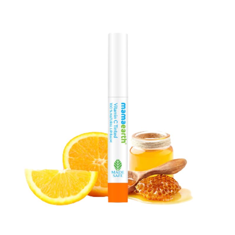 Mamaearth Natural Vitamin C Tinted Lip Balm