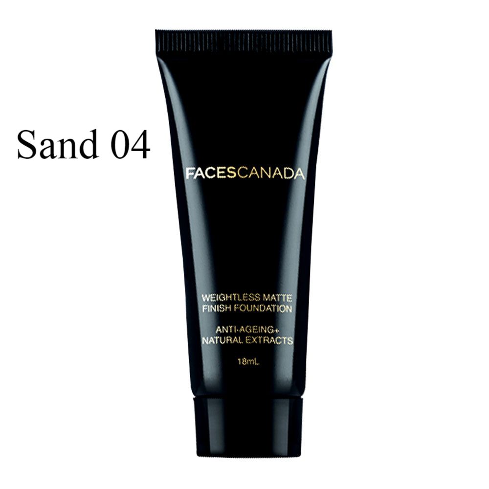 Faces Canada Weightless Matte Finish Foundation Sand 04 18ml