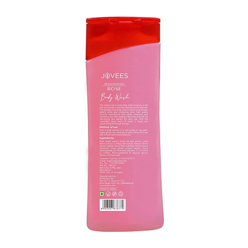 Jovees Moisturizing Body Wash Rose - 300ml