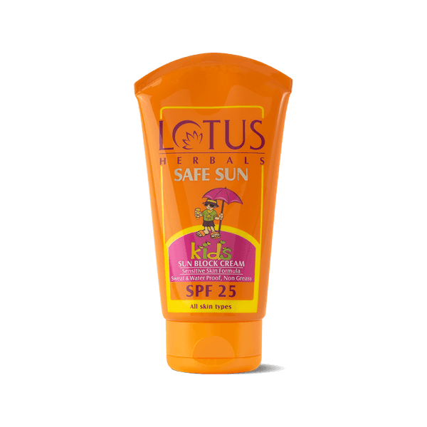 Lotus Herbals Safe Sun Kids Sunblock Cream SPF-25 50g