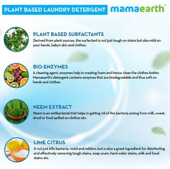 Mamaearth Plant based laundry detergent, For Babies 200ml