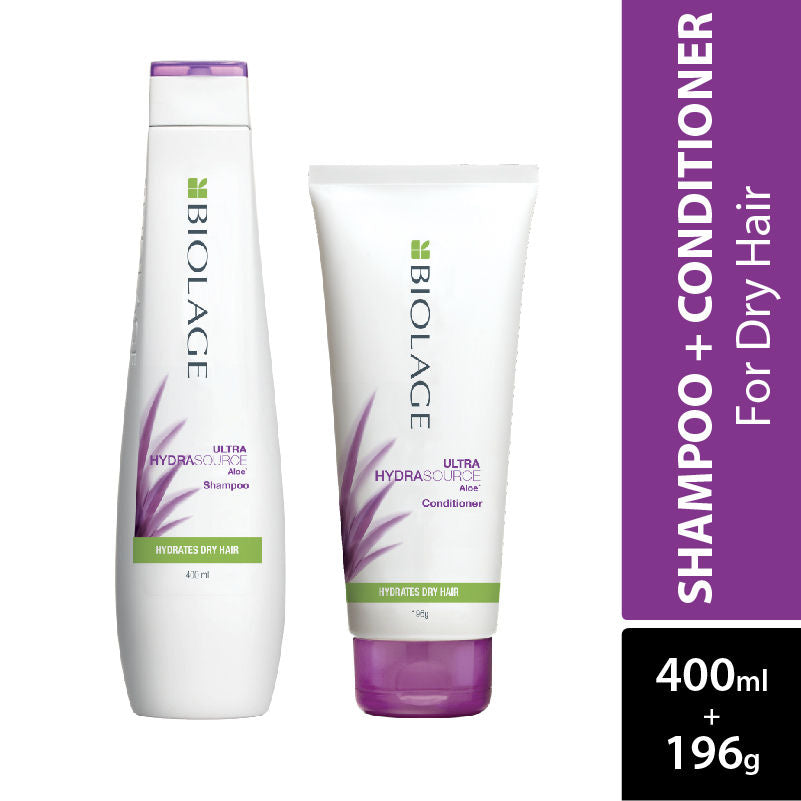 Matrix Biolage Ultra Hydrasource Hydrating Shampoo 400 ML & Conditioner 196 gm