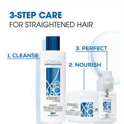Loreal Professional Xtenso Care Shampoo 250 ml + Masque 196g Combo Pack of 2